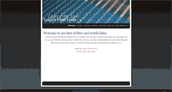 Desktop Screenshot of leighsfiberlinks.weebly.com