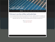 Tablet Screenshot of leighsfiberlinks.weebly.com