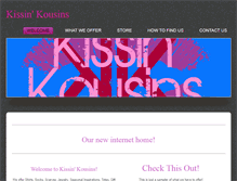 Tablet Screenshot of kissinkousins.weebly.com