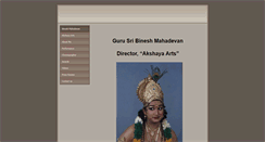 Desktop Screenshot of bineshmahadevan.weebly.com