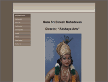Tablet Screenshot of bineshmahadevan.weebly.com