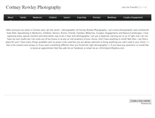 Tablet Screenshot of cortneyrowleyphotography.weebly.com