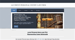 Desktop Screenshot of accidentpersonalinjurylawyfirms.weebly.com