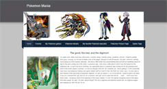 Desktop Screenshot of pokemonmania11.weebly.com