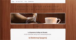 Desktop Screenshot of cafe-eo-bxl.weebly.com