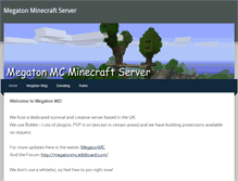Tablet Screenshot of megatonmc.weebly.com
