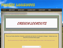 Tablet Screenshot of oregonlookouts.weebly.com