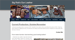 Desktop Screenshot of bigrobsgunleather.weebly.com