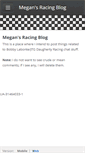 Mobile Screenshot of megansracingblog.weebly.com