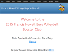 Tablet Screenshot of fhhsvolleyball.weebly.com