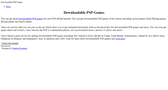 Desktop Screenshot of downloadablepspgames.weebly.com