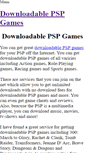 Mobile Screenshot of downloadablepspgames.weebly.com