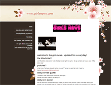 Tablet Screenshot of girlsweekly1.weebly.com