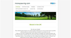 Desktop Screenshot of moneysaving.weebly.com