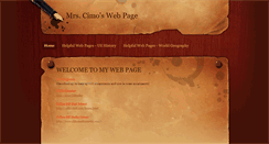 Desktop Screenshot of mrscimoswebpage.weebly.com