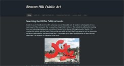 Desktop Screenshot of beaconhillpublicart.weebly.com