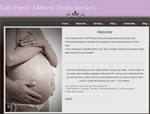 Tablet Screenshot of littlefamilyadditions.weebly.com