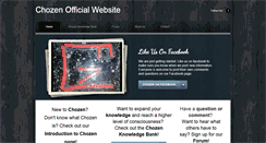 Desktop Screenshot of chozenofficial.weebly.com