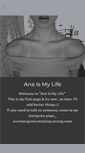 Mobile Screenshot of anaismylife.weebly.com