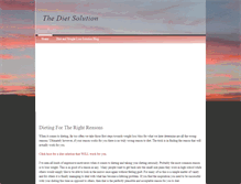 Tablet Screenshot of mydietsolutions.weebly.com