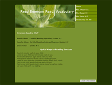 Tablet Screenshot of emersonreading.weebly.com