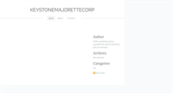 Desktop Screenshot of keystonemajorettecorp.weebly.com