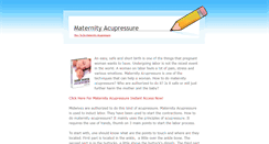 Desktop Screenshot of how-to-do-maternity-acupressure.weebly.com