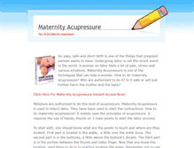 Tablet Screenshot of how-to-do-maternity-acupressure.weebly.com