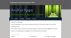 Desktop Screenshot of andforapps.weebly.com
