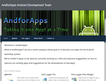 Tablet Screenshot of andforapps.weebly.com