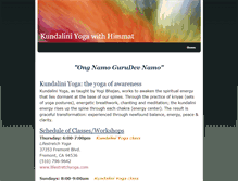 Tablet Screenshot of kundaliniyogawithhimmat.weebly.com