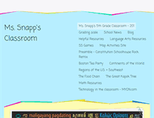 Tablet Screenshot of mrssnappsclassroom.weebly.com