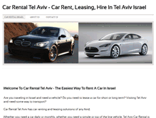 Tablet Screenshot of carrentaltelaviv.weebly.com