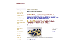Desktop Screenshot of heidemanart.weebly.com