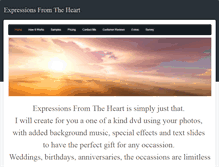 Tablet Screenshot of expressyourheart.weebly.com