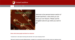 Desktop Screenshot of guitarcoachnow.weebly.com
