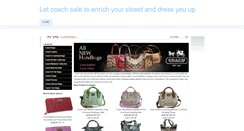Desktop Screenshot of fake-coach-bagsale.weebly.com