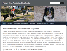 Tablet Screenshot of passntimeaustralianshepherds.weebly.com