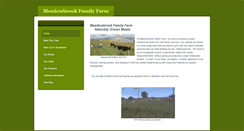 Desktop Screenshot of meadowbrookfamilyfarm.weebly.com