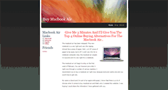 Desktop Screenshot of buyamacbookair.weebly.com
