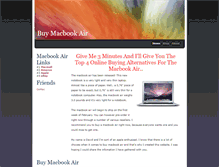 Tablet Screenshot of buyamacbookair.weebly.com