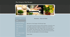 Desktop Screenshot of hungrychefrecipes.weebly.com