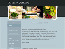 Tablet Screenshot of hungrychefrecipes.weebly.com