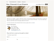 Tablet Screenshot of mrswernersclasswebsite.weebly.com