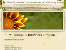 Tablet Screenshot of hilliardtransitionworkstudy.weebly.com