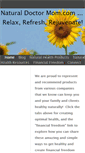 Mobile Screenshot of naturaldoctormom.weebly.com