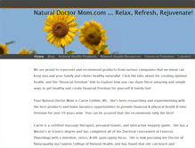 Tablet Screenshot of naturaldoctormom.weebly.com