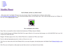 Tablet Screenshot of maddieplanet.weebly.com