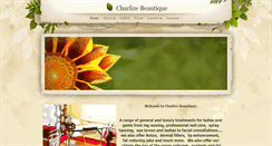 Desktop Screenshot of charlizebeautique.weebly.com