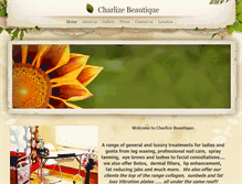 Tablet Screenshot of charlizebeautique.weebly.com